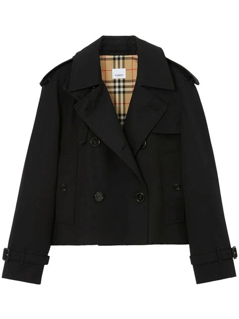 burberry cropped double breasted jacket|burberry cashmere cape jacket.